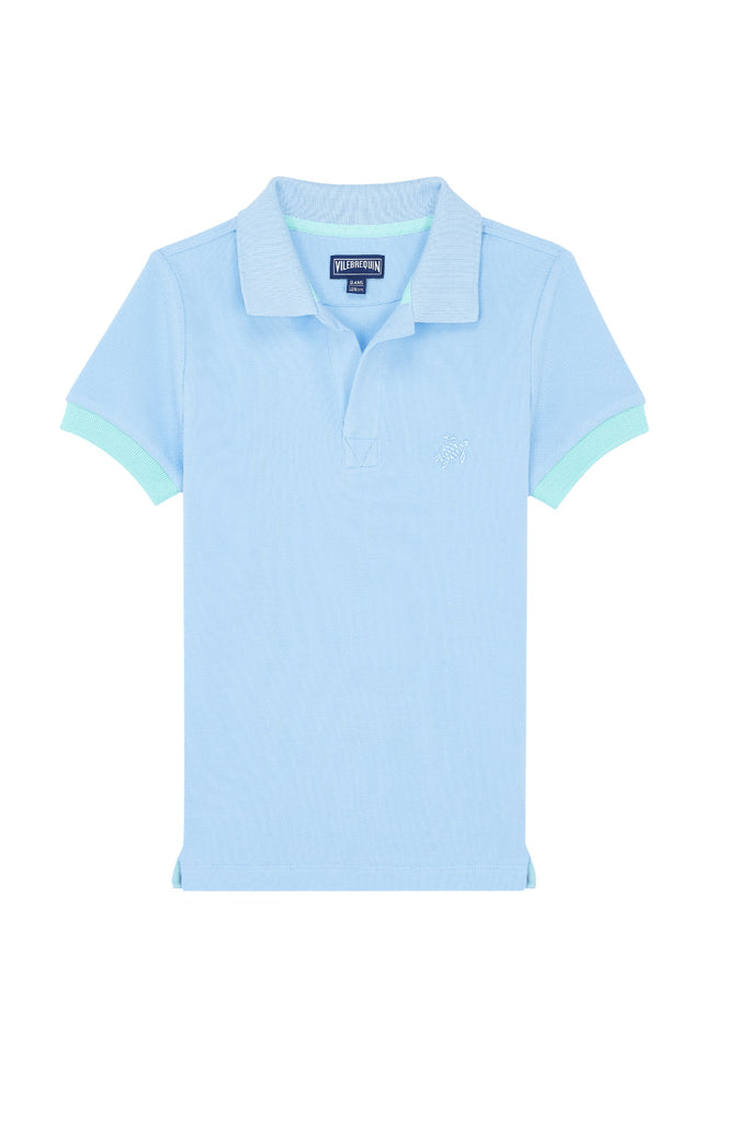 VILEBREQUIN Boys Cotton Pique Polo Shirt Solid