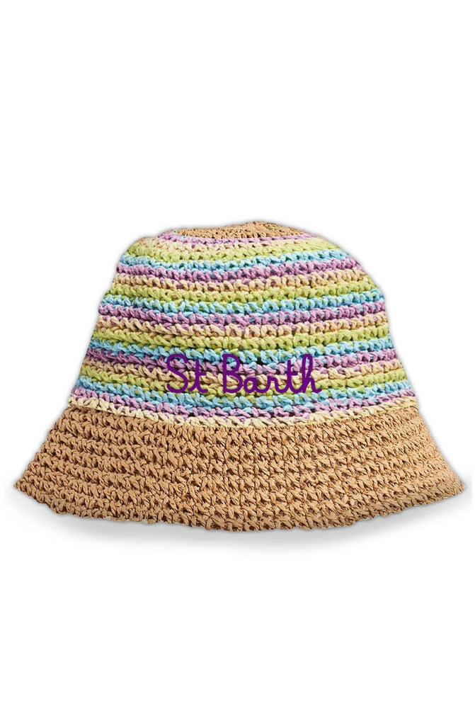 MC2 SAINT BARTH Bucket Style Straw Hat Polly Jr