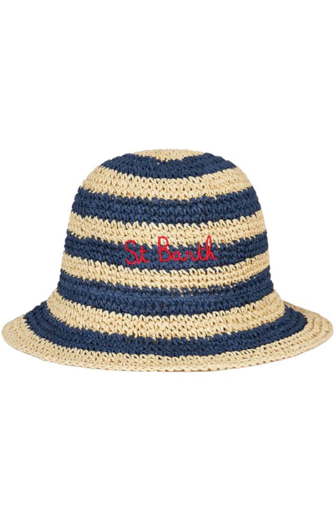 MC2 SAINT BARTH Women Bucket Style Straw Hat Polly