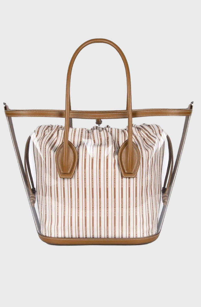 MARINA RAPHAEL Porter Tote Bag in Plexi & Canvas