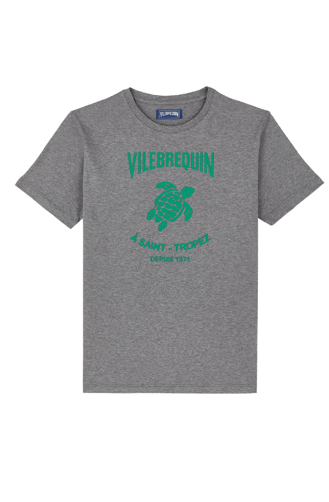 VILEBREQUIN Men Cotton T-Shirt Embossed Vilebrequin Logo