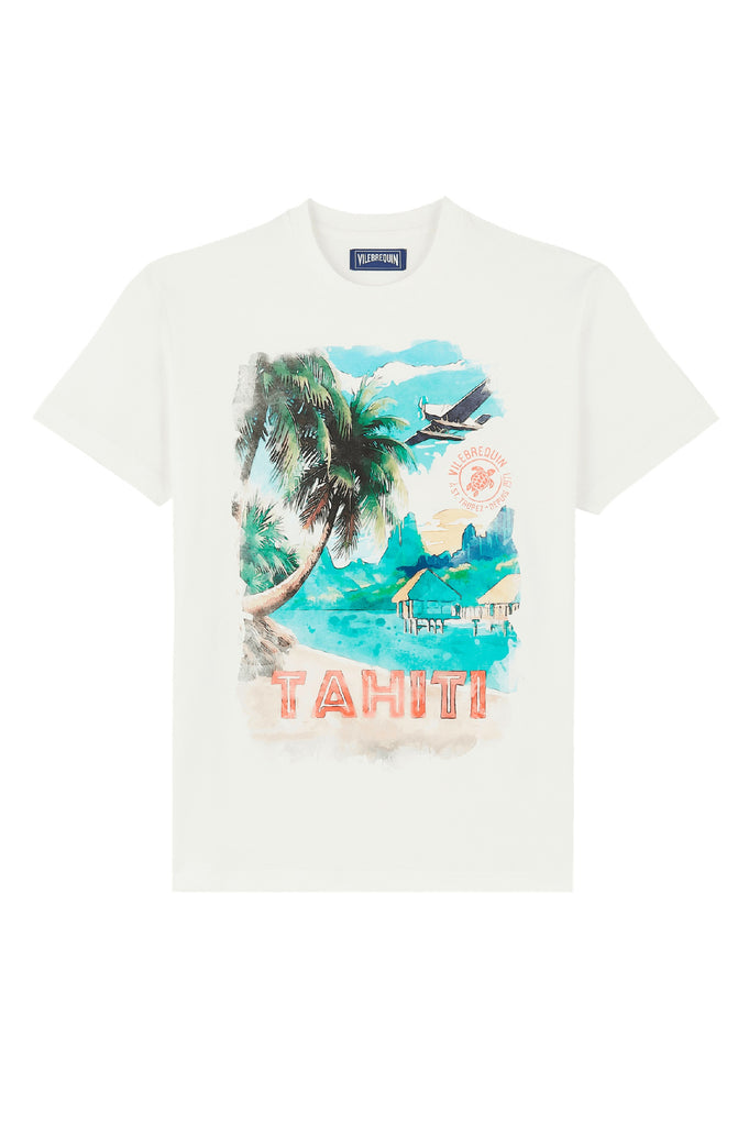 VILEBREQUIN Men Cotton T-Shirt Tahiti