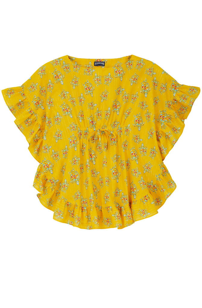 VILEBREQUIN Girl Cotton Dress Vendome Turtles