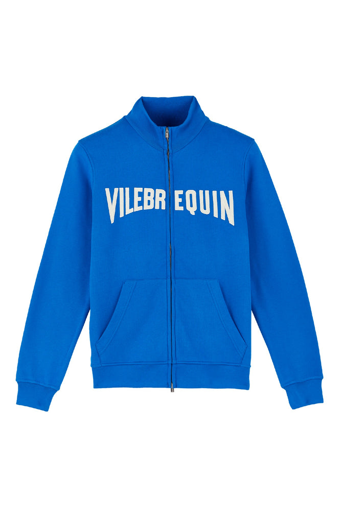 VILEBREQUIN Men Cotton Full Zip SweatShirt Embroidered Logo