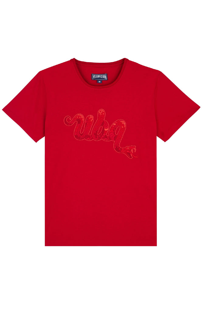 VILEBREQUIN Men Organic Cotton T-Shirt - The Year of the Snake