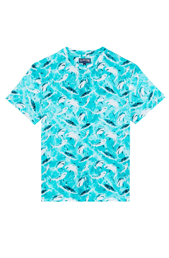 VILEBREQUIN Boys Cotton T-Shirt Requins