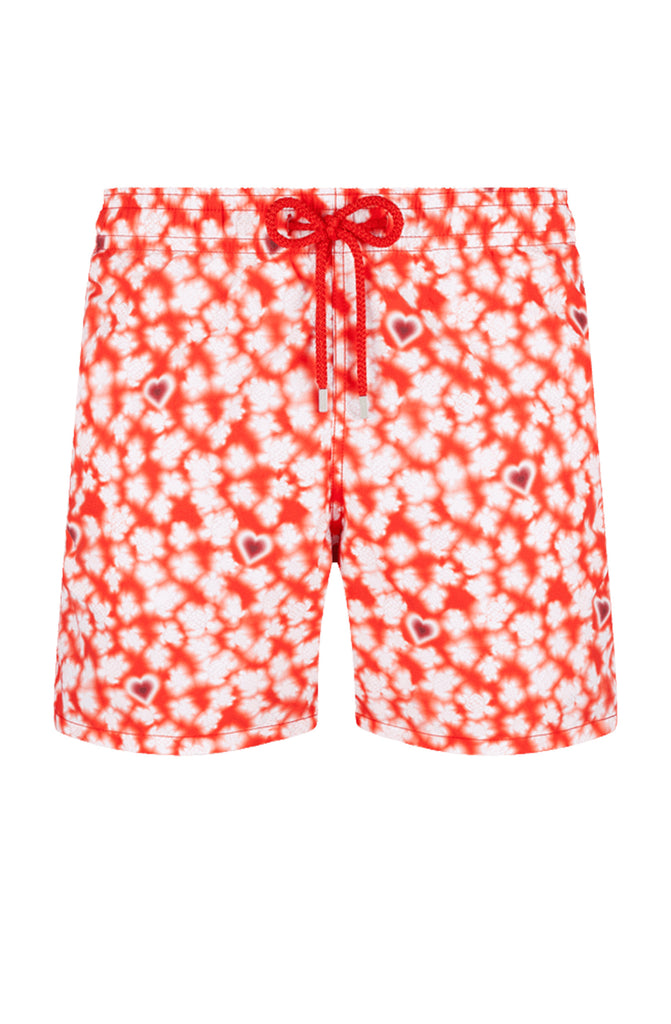 TucTuc TUC TUC - Red twill shorts with gathers and decorative buttons  'Basicos